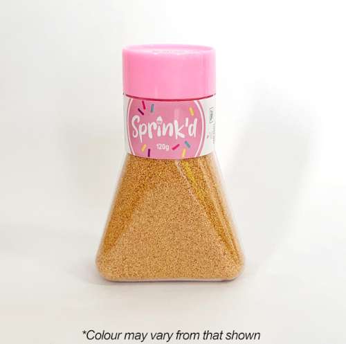 Sprink'd Sprinkles - Sanding Sugar Gold - Click Image to Close